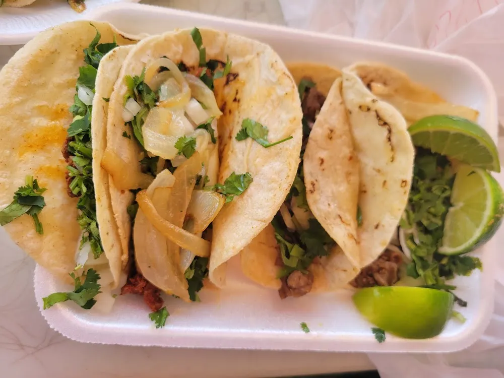 Pork and Steak Tacos